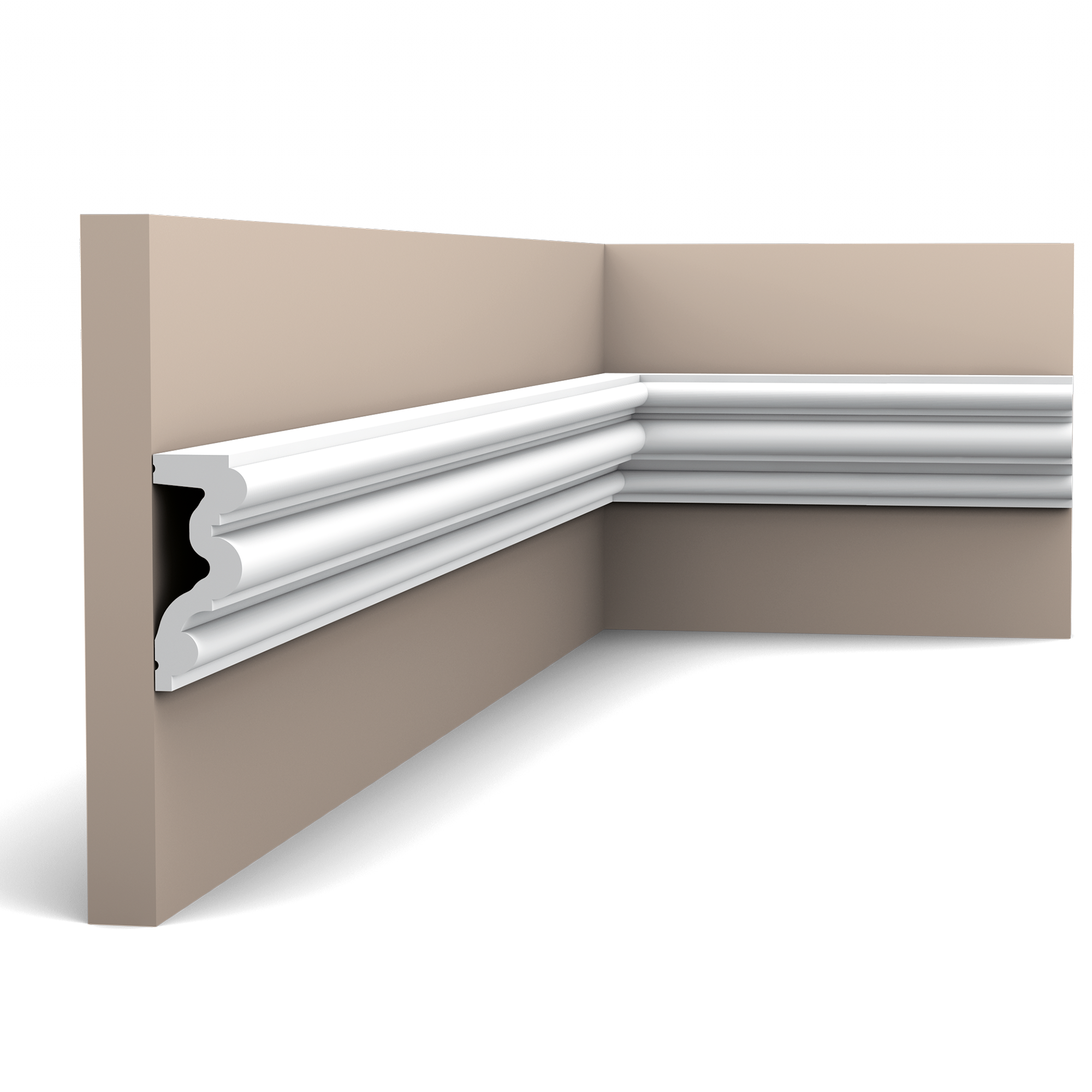 P4025 молдинг полиуретан 200 x 3,4 x 8,3